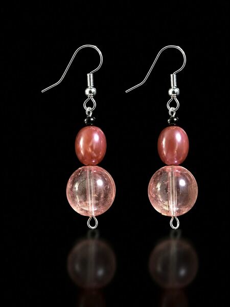 Midnight Rose Earrings