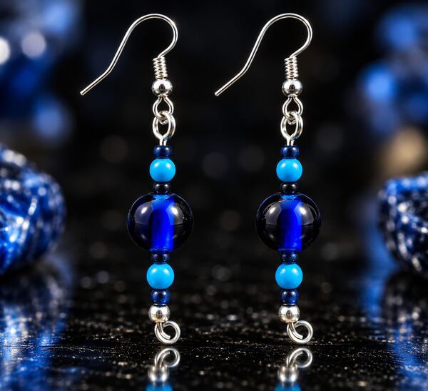 Ocean Lantern Drop Earrings