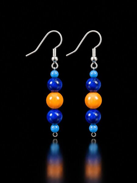 Tangerine Surf Earrings